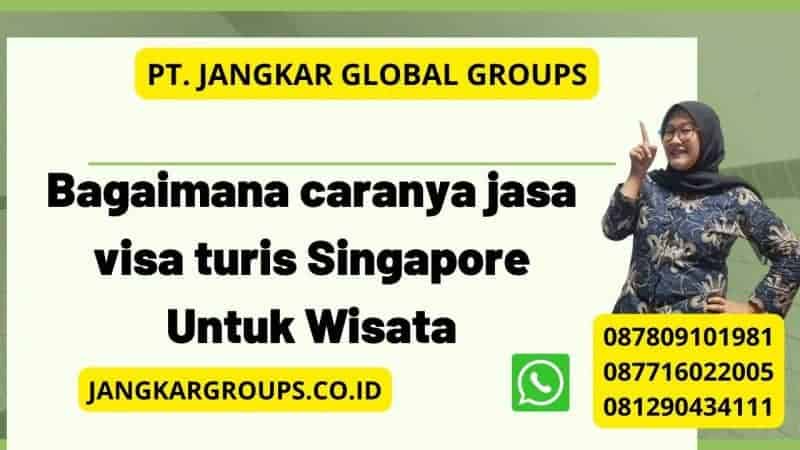 Bagaimana caranya jasa visa turis Singapore Untuk Wisata