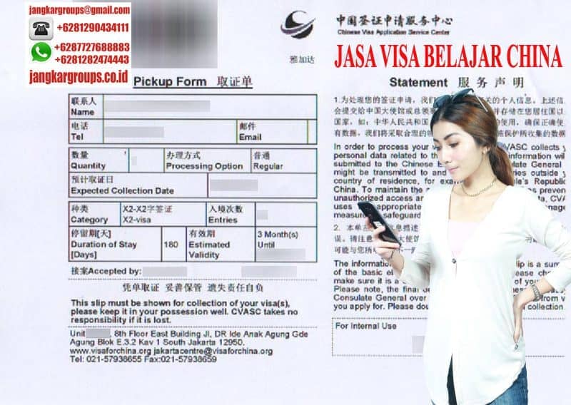 Biro jasa visa belajar China