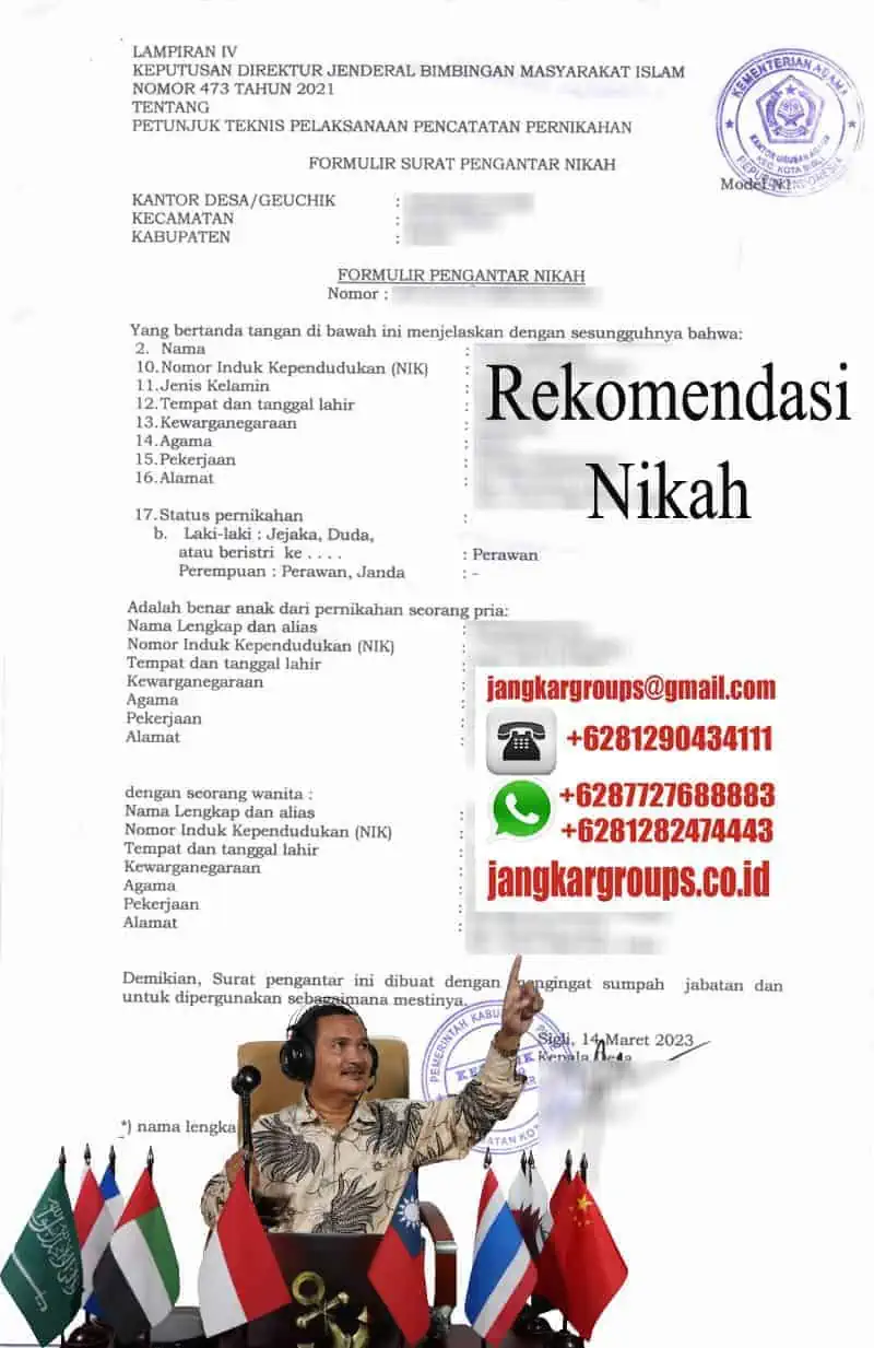 Contoh N1 Rekomendasi nikah