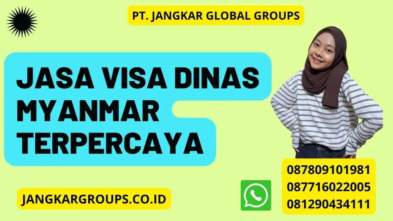 Jasa Visa Dinas Myanmar Terpercaya