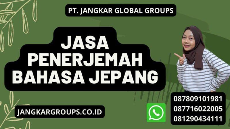 Jasa penerjemah bahasa Jepang