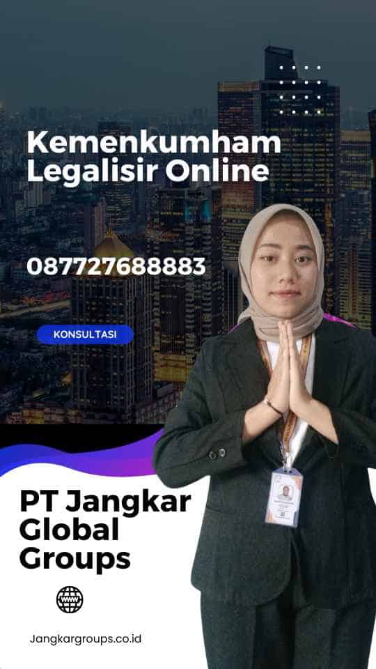 Kemenkumham Legalisir Online