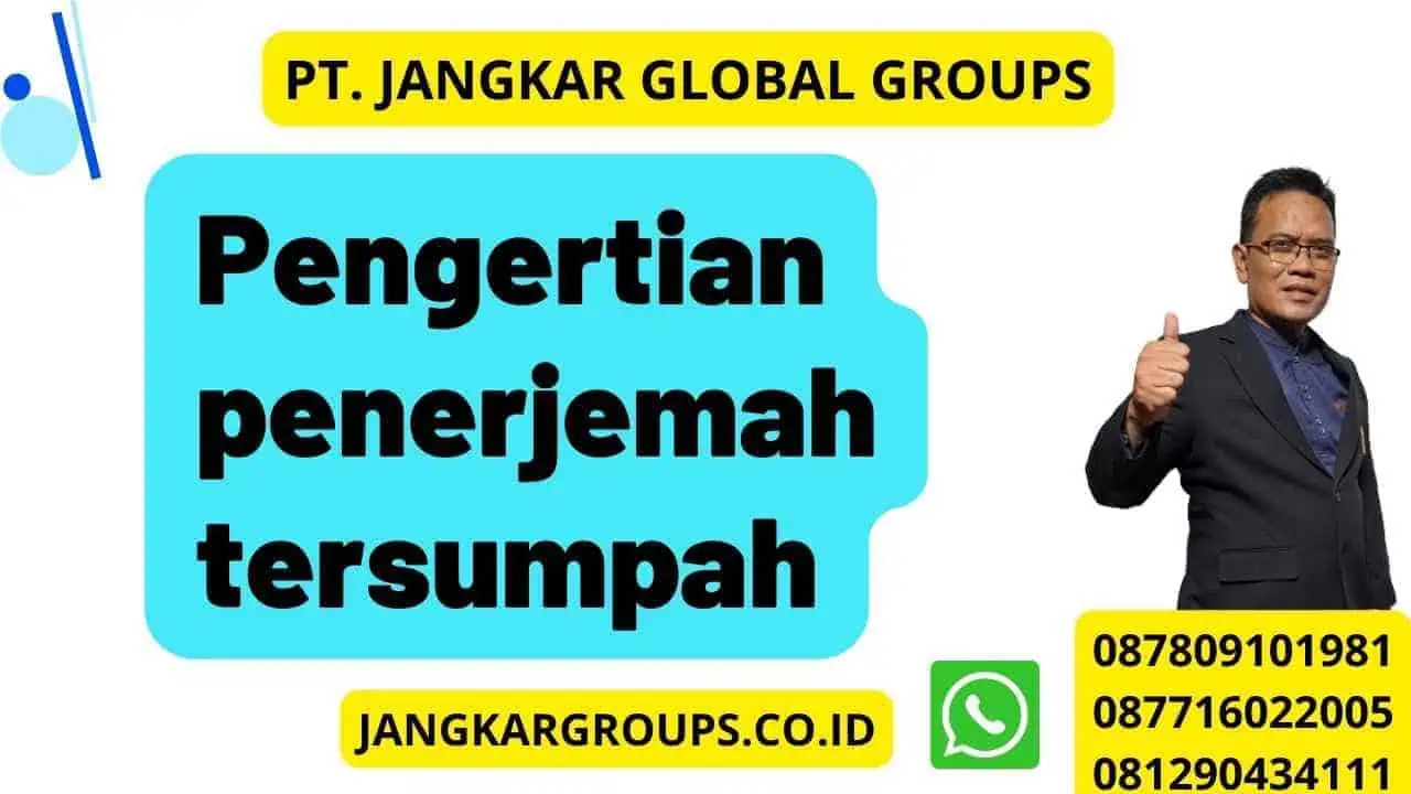 Pengertian penerjemah tersumpah