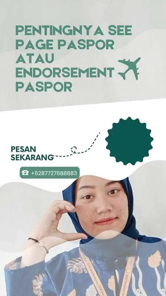 Pentingnya See Page Paspor atau Endorsement Paspor