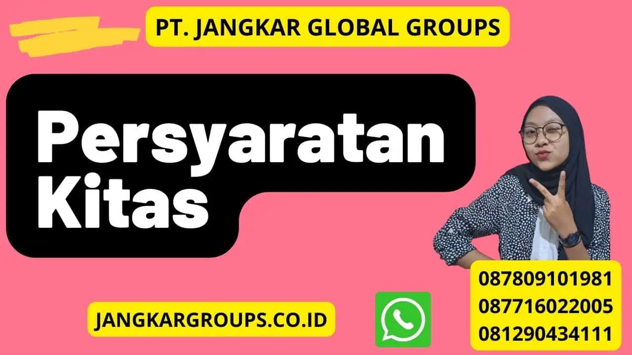 Persyaratan Kitas