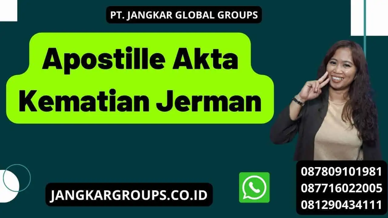 Apostille Akta Kematian Jerman