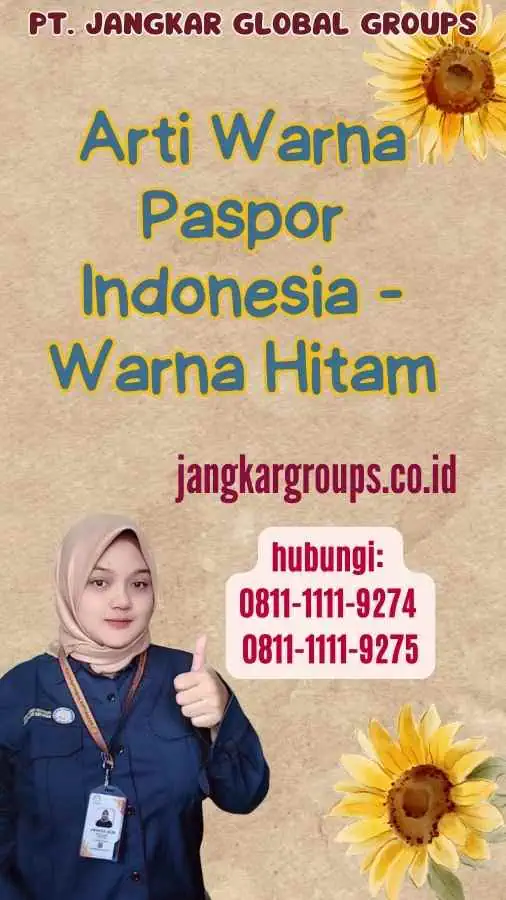 Arti Warna Paspor Indonesia - Warna Hitam