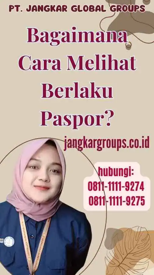 Bagaimana Cara Melihat Berlaku Paspor