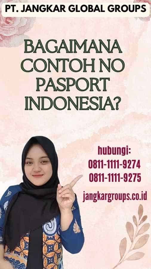 Bagaimana Contoh No Pasport Indonesia