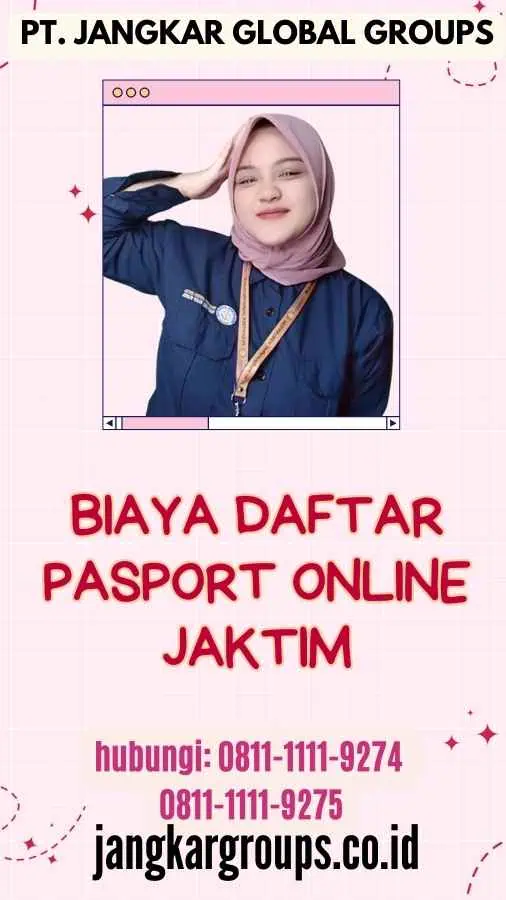 Biaya Daftar Pasport Online Jaktim