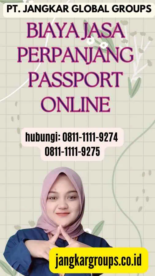 Biaya Jasa Perpanjang Passport Online