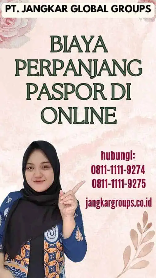 Biaya Perpanjang Paspor di Online