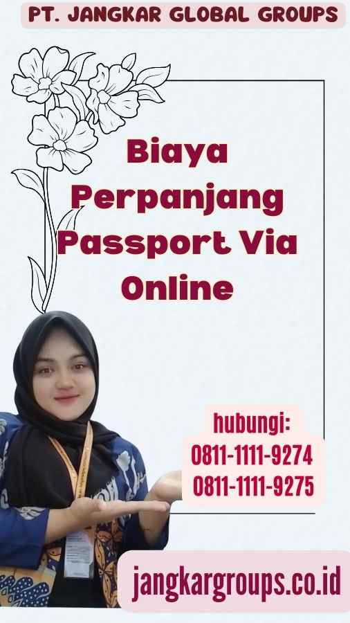 Biaya Perpanjang Passport Via Online