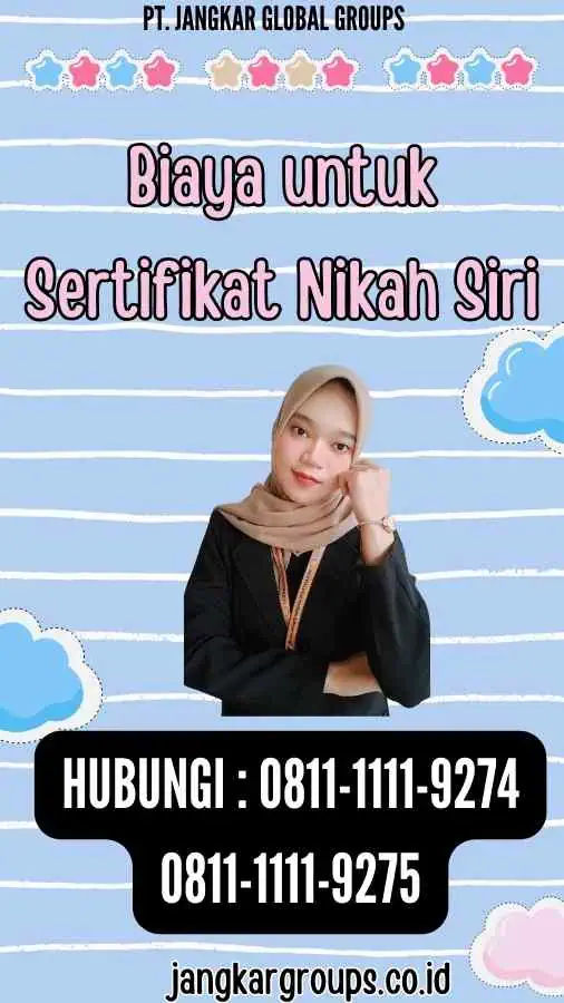 Biaya untuk Sertifikat Nikah Siri