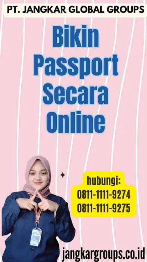 Bikin Passport Secara Online