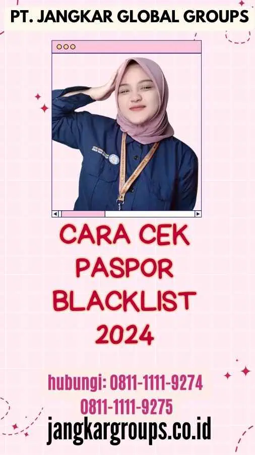 Cara Cek Paspor Blacklist 2024