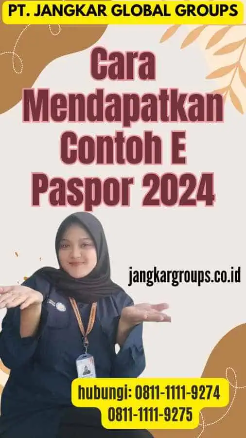 Cara Mendapatkan Contoh E Paspor 2024