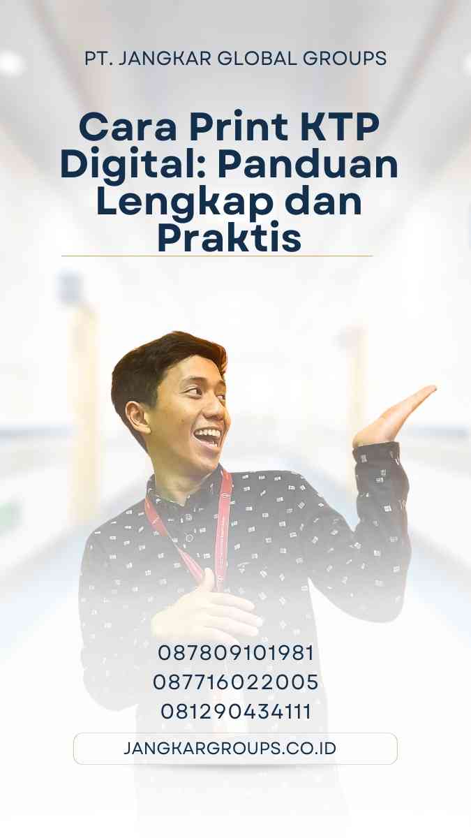 Cara Print KTP Digital: Panduan Lengkap dan Praktis