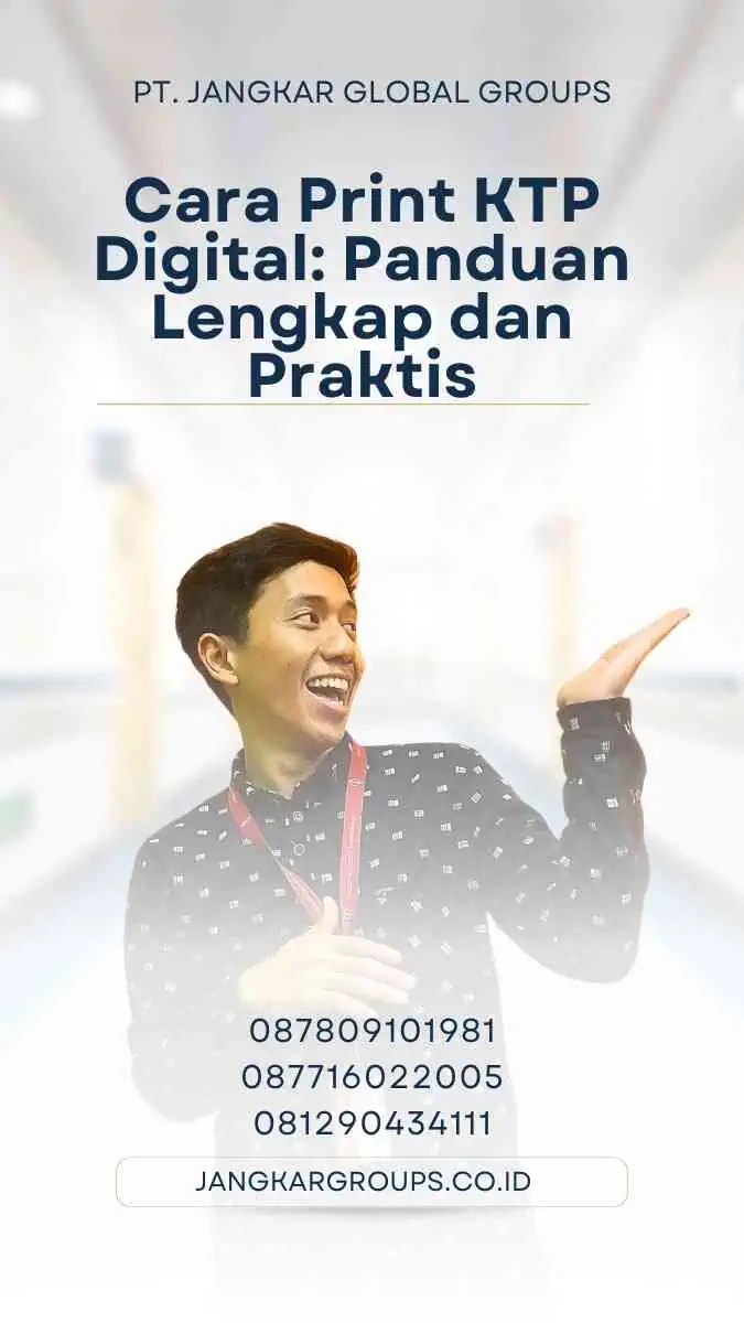 Cara Print KTP Digital: Panduan Lengkap dan Praktis