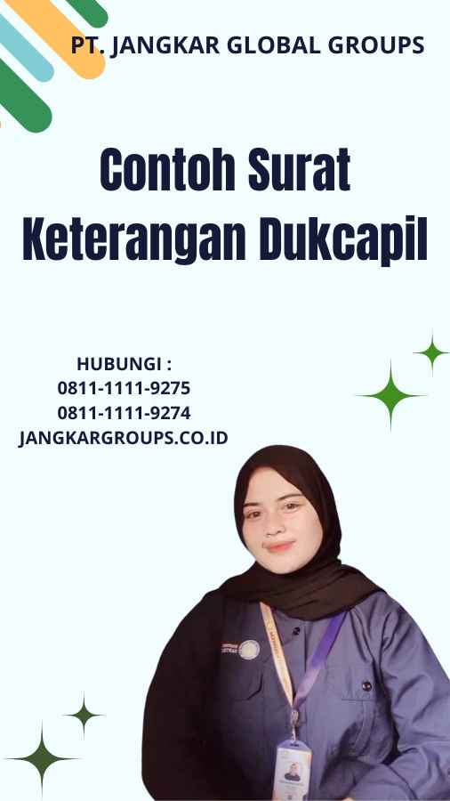 Contoh Surat Keterangan Dukcapil