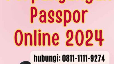 Daftar Perpanjangan Passpor Online 2024