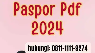 Formulir Pembuatan Paspor Pdf 2024