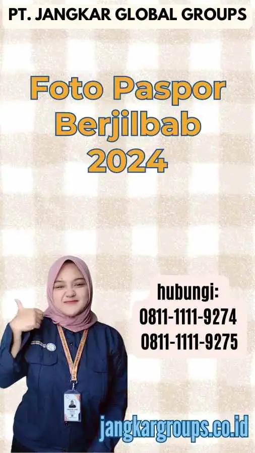 Foto Paspor Berjilbab 2024