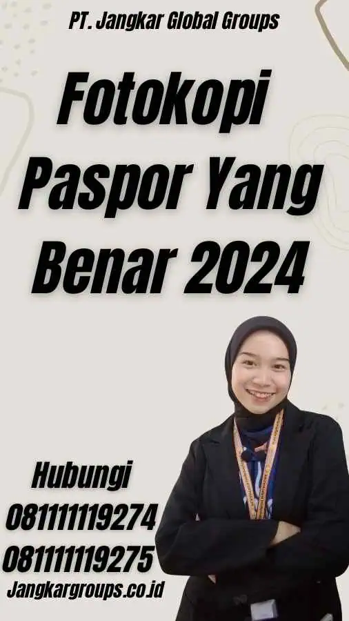 Fotokopi Paspor Yang Benar 2024