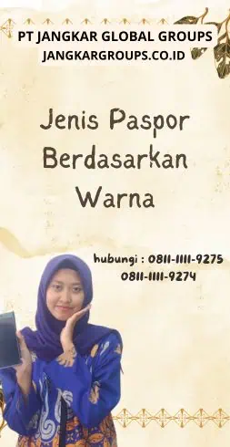 Jenis Paspor Berdasarkan Warna