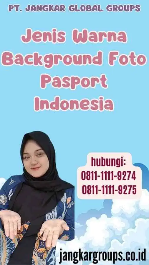 Jenis Warna Background Foto Pasport Indonesia