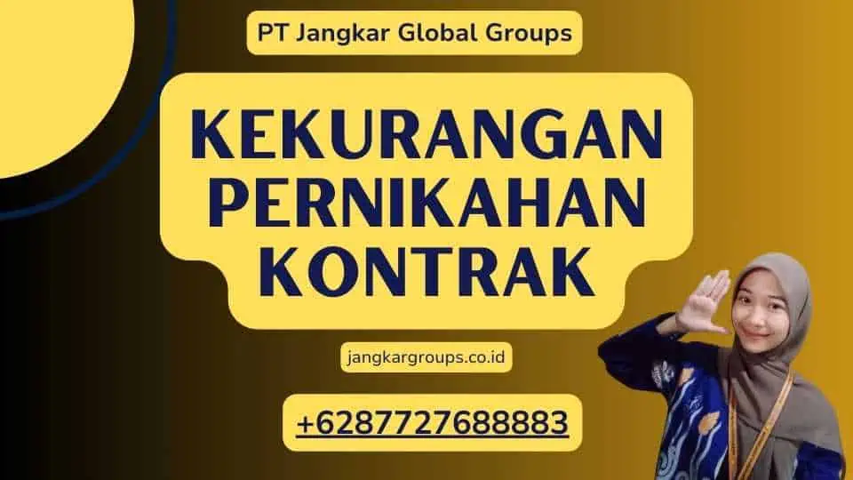 Kekurangan Pernikahan Kontrak