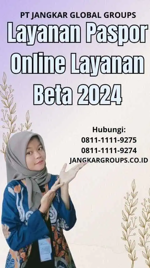 Layanan Paspor Online Layanan Beta 2024