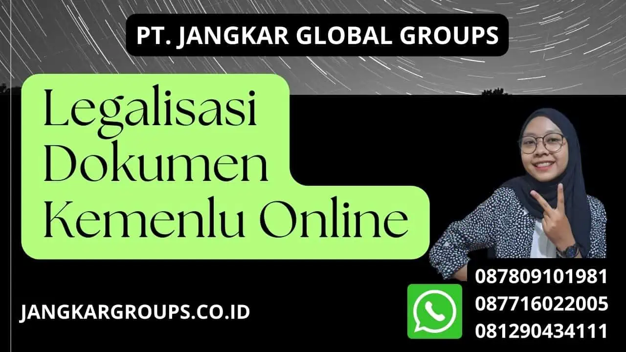 Legalisasi Dokumen Kemenlu Online