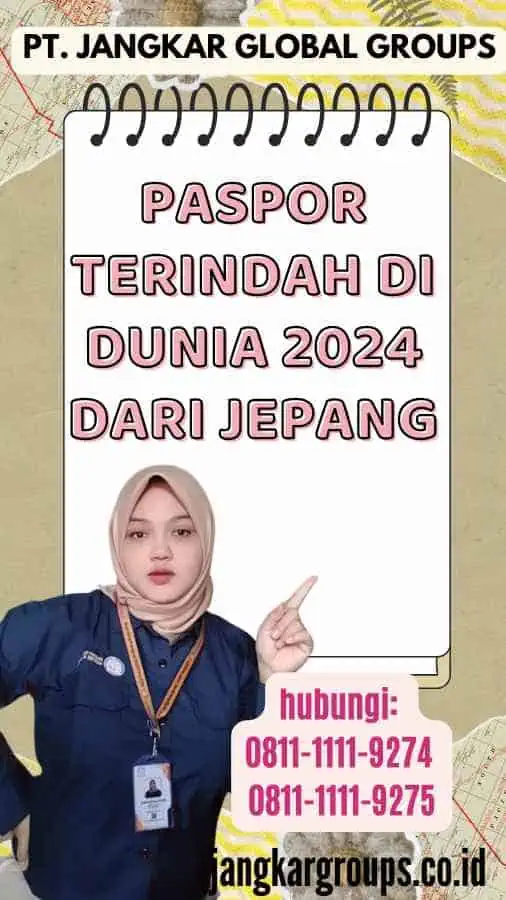 Paspor Terindah di Dunia 2024 dari Jepang