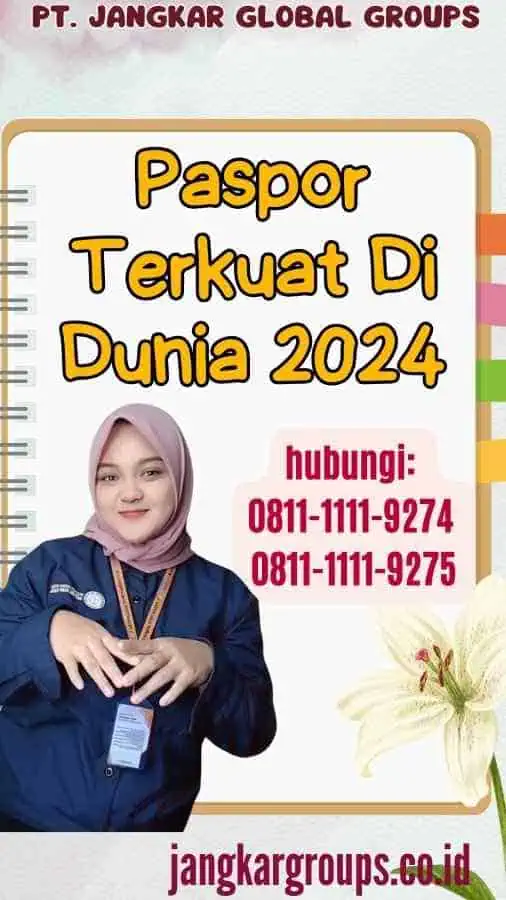 Paspor Terkuat Di Dunia 2024