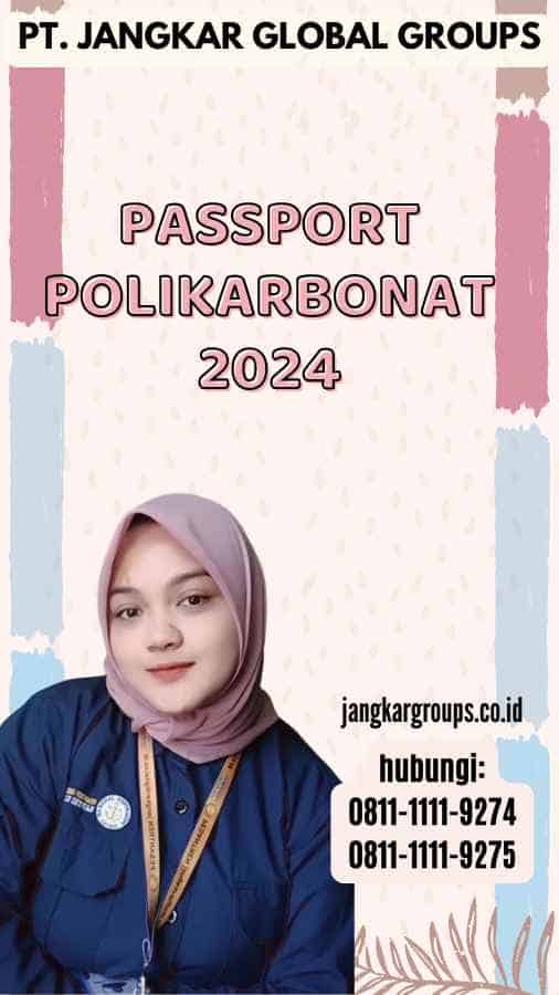 Passport Polikarbonat 2024