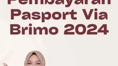 Pembayaran Pasport Via Brimo 2024