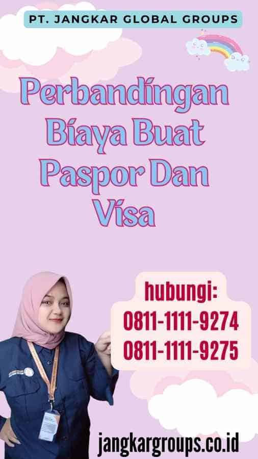 Perbandingan Biaya Buat Paspor Dan Visa