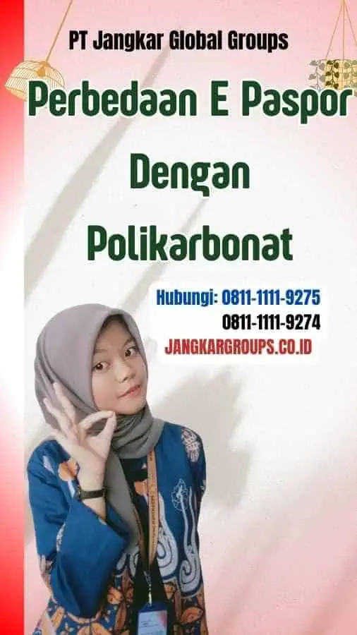 Perbedaan E Paspor Dengan Polikarbonat