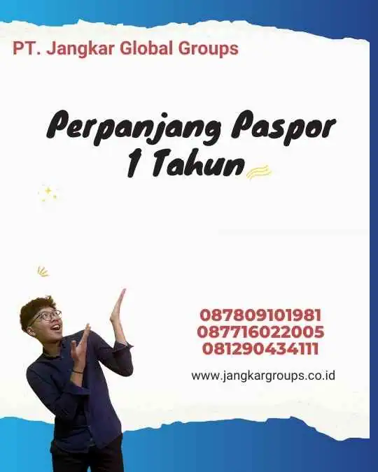 Perpanjang Paspor 1 Tahun