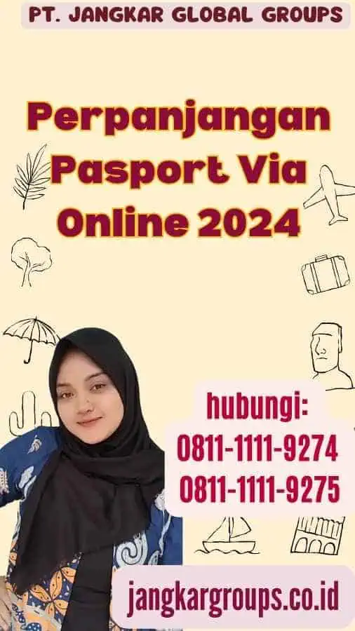 Perpanjangan Pasport Via Online 2024