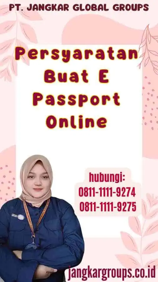 Persyaratan Buat E Passport Online