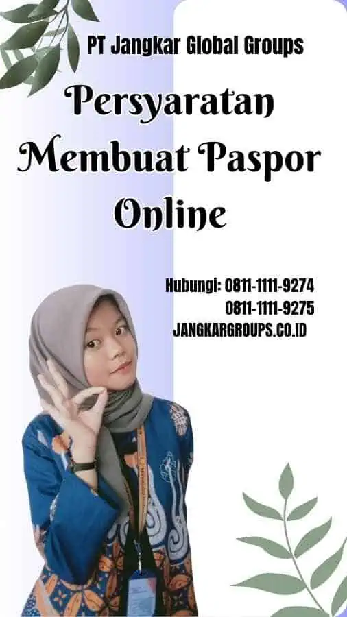 Persyaratan Membuat Paspor Online