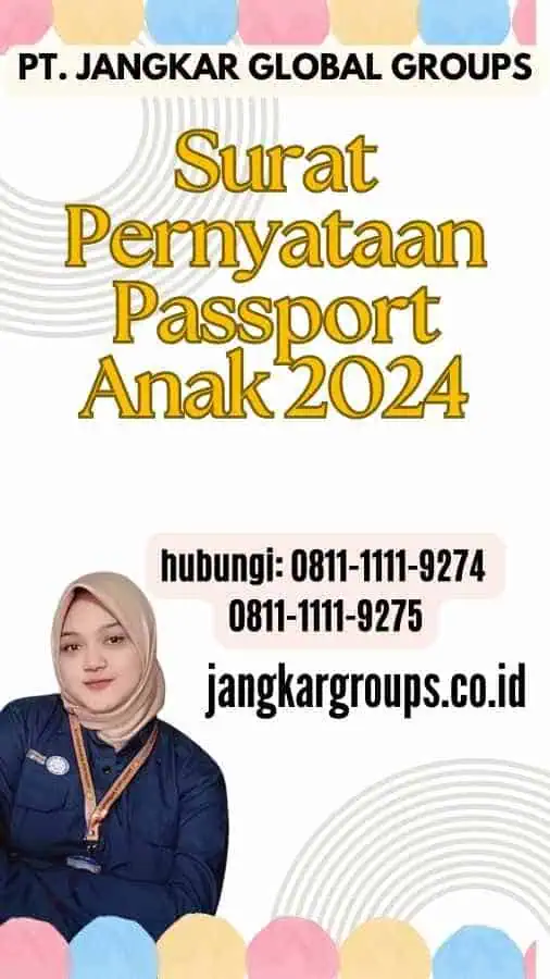 Surat Pernyataan Passport Anak 2024