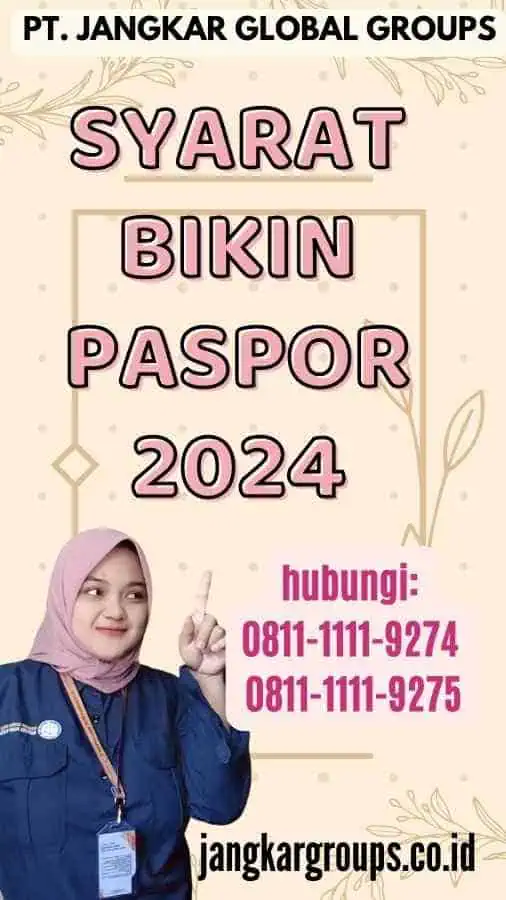 Syarat Bikin Paspor 2024