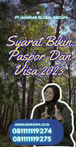 Syarat Bikin Paspor Dan Visa 2023