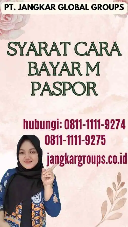 Syarat Cara Bayar M Paspor