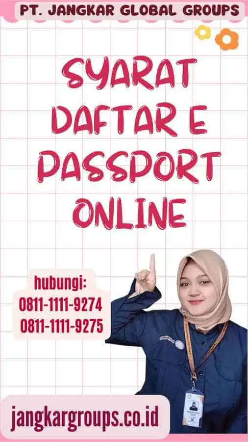 Syarat Daftar E Passport Online