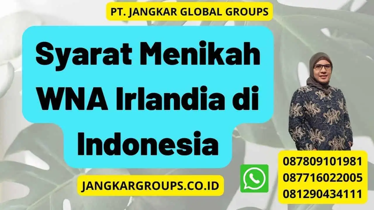 Syarat Menikah WNA Irlandia di Indonesia