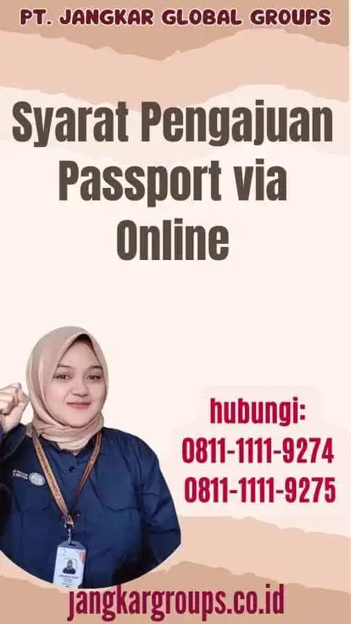 Syarat Pengajuan Passport via Online